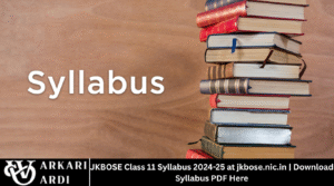 JKBOSE Class 11 Syllabus 2024-25 at jkbose.nic.in | Download Syllabus PDF Here