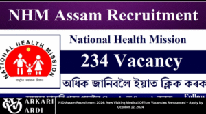 NID Assam Recruitment 2024: New Visiting Medical Officer Vacancies Announced – Apply by October 12, 2024