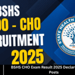 BSHS CHO Exam Result 2025 Declared for 4,500 Posts