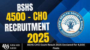 BSHS CHO Exam Result 2025 Declared for 4,500 Posts