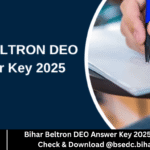 Bihar Beltron DEO Answer Key 2025 Released – Check & Download @bsedc.bihar.gov.in