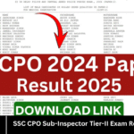 SSC CPO Sub-Inspector Tier-II Exam Result Released