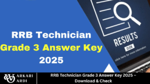 RRB Technician Grade 3 Answer Key 2025 – Download & Check