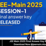 JEE Main 2025 Final Answer Key Released – Download Now @jeemain.nta.nic.in