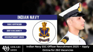 Indian Navy SSC Officer Recruitment 2025 — Apply Online for 260 Vacancies